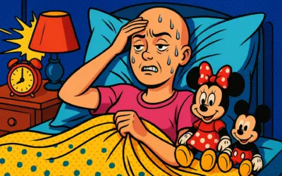 Noc, pot a Mickey Mouse