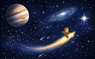 Lednová jízda po obloze